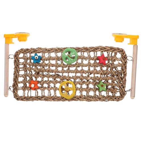 CIYODO Papagei Klettern Spielzeug Vogel Hängematte Gewebt Klettern Netz Für Sittich Vogel Hängematte Klettern Seil Net Vogel Klettern Net Spielzeug CIYODO Papagei Klettern Spielzeug Vogel Hängematte Gewebt Klettern Netz Für Sittich Vogel Hängematte Klettern Seil Net Vogel Klettern Net Spielzeug von CIYODO