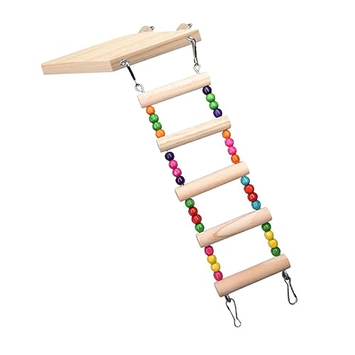 CIYODO Papageienspielzeug – Vogel Kletterleiter Aus Holz Für Papageien Großes Vogelspielzeug Zum Spielen Und Trainieren CIYODO Papageienspielzeug – Vogel Kletterleiter Aus Holz Für Papageien Großes Vogelspielzeug Zum Spielen Und Trainieren von CIYODO