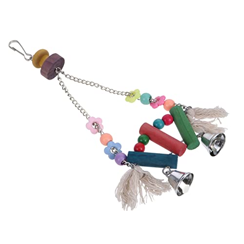 CIYODO Papageien Mit Hängender Glocke Bunte Kletterleiter Für Vögel Zum Beißen Und Vogelzubehör Für Käfige Zufällige Farbvariationen CIYODO Papageien Mit Hängender Glocke Bunte Kletterleiter Für Vögel Zum Beißen Und Vogelzubehör Für Käfige Zufällige Farbvariationen von CIYODO