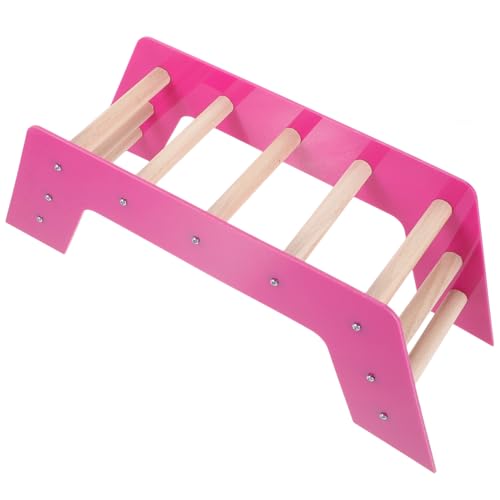 CIYODO Papageienleiter Kletterspielzeug für Kleintiere Verstellbare Holzleiter für Hamster Chinchillas Multi Funktions mit Glatter Oberfläche und Sicherem Material für Käfigzubehör von CIYODO