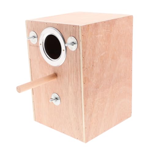 CIYODO Nistkasten Aus Holz Für Wellensittiche Vogelbrutkasten Zum Aufhängen Winterunterstand Für Sittiche Und Conure Mit Sitzstange Für Einfache Installation Und Reinigung CIYODO Nistkasten Aus Holz Für Wellensittiche Vogelbrutkasten Zum Aufhängen Winterunterstand Für Sittiche Und Conure Mit Sitzstange Für Einfache Installation Und Reinigung von CIYODO