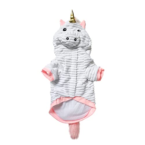 CIYODO Hunde-Halloween-Outfit Haustier-Einhorn-Cosplay langlebige und leicht anzuziehende Kleidung für besondere Anlässe Ihres Welpen CIYODO Hunde-Halloween-Outfit Haustier-Einhorn-Cosplay langlebige und leicht anzuziehende Kleidung für besondere Anlässe Ihres Welpen von CIYODO