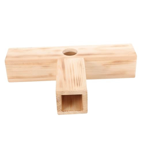 CIYODO Wood Tunnel Spielzeug Für Hamster Und Meerschweinchen Holzversteck Für Kleine Haustiere Sicher Zum Kauen Fördert Aktivität Und Spiel Für Chinchillas Und Andere Kleintiere von CIYODO