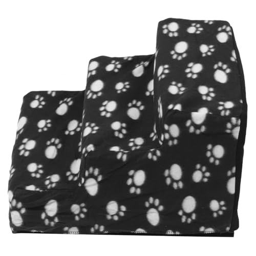 CIYODO Puppy Stair Katzentreppe rutschfest Haustiertreppe für Sofa Bett und Kreatives Design mit Schwarzem Pfotenabdruck für Kleine und Katzen CIYODO Puppy Stair Katzentreppe rutschfest Haustiertreppe für Sofa Bett und Kreatives Design mit Schwarzem Pfotenabdruck für Kleine und Katzen von CIYODO