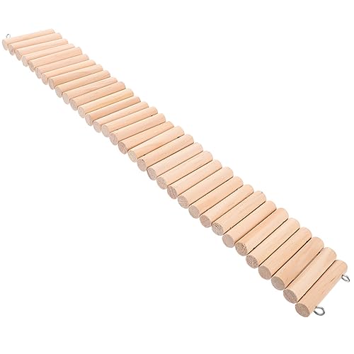 CIYODO Flexible Holzleiterbrücke Für Hamster Kletterbrücke Spielzeug Für Kleintiere Natürliche Leiterbrücke Für Mäuse Und Ratten von CIYODO