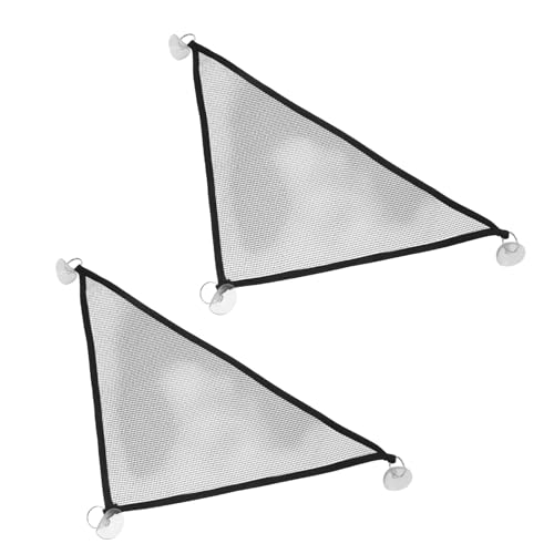 CIYODO 2stücke Reptilien-hängemattennetz Atmungsaktiv Dreieckig Bett Für Gecko Chamäleon Schlange Hängematte Für Reptilien-Aquarium Weich Versteck Lounge Schaukel Zubehör Netz Tasse Saugn CIYODO 2stücke Reptilien-hängemattennetz Atmungsaktiv Dreieckig Bett Für Gecko Chamäleon Schlange Hängematte Für Reptilien-Aquarium Weich Versteck Lounge Schaukel Zubehör Netz Tasse Saugn von CIYODO