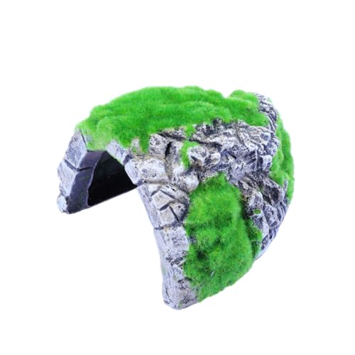 CIYODO Reptilien Versteck Moss Höhle Terrarium Deko Schildkröten Unterschlupf Resin Langlebig Aquarium Habitat Versteck für Reptilien Haustiere CIYODO Reptilien Versteck Moss Höhle Terrarium Deko Schildkröten Unterschlupf Resin Langlebig Aquarium Habitat Versteck für Reptilien Haustiere von CIYODO