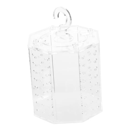 CIYODO Reptilienkäfig Grillenkäfig Tragbarer Heuschreckenkäfig Spinnen-terrarienkäfig Belüfteter Cricketkäfig Heuschrecken Mit Käfig Strapazierfähiger Grillenkäfig Transparent Acryl von CIYODO