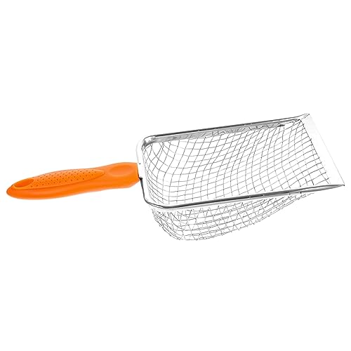 CIYODO Reptilienkotschaufeln katzenklo zubehör cat Litter Shovel Haustierstreu Sieb für Haustiere Wurf Scoop Siebschaufel Reptilienstreuschaufel wiederverwendbar Rostfreier Stahl Orange CIYODO Reptilienkotschaufeln katzenklo zubehör cat Litter Shovel Haustierstreu Sieb für Haustiere Wurf Scoop Siebschaufel Reptilienstreuschaufel wiederverwendbar Rostfreier Stahl Orange von CIYODO