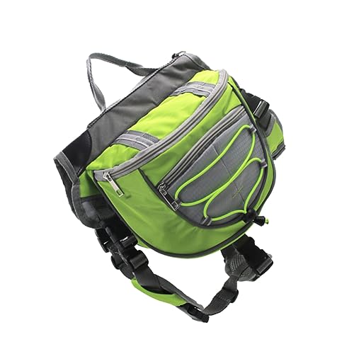 CIYODO Rucksäcke Haustiergeschirr Tasche trendy Wanderungen Mobilität einstellbar Hundetransportrucksack Hundewanderrucksack Hundecampingrucksack Rucksack für Haustier Hunderucksack Green von CIYODO