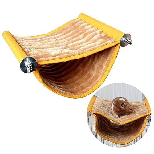 CIYODO Schlafendes Nest Koje Groß Bett Hängematte Haustier Doppellagiges Hängenest Yellow Hölzern CIYODO Schlafendes Nest Koje Groß Bett Hängematte Haustier Doppellagiges Hängenest Yellow Hölzern von CIYODO