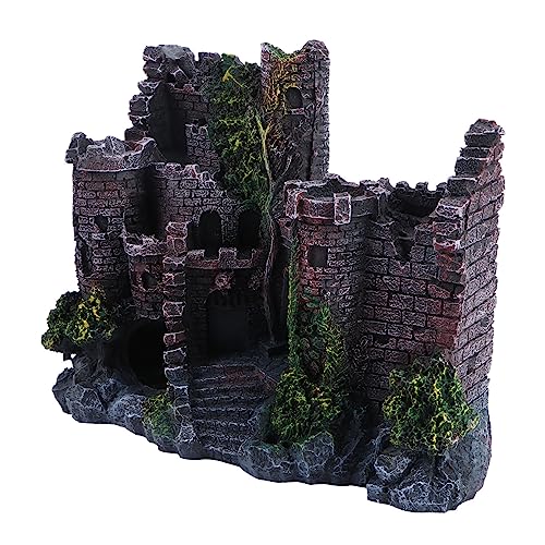 CIYODO Simulation Castle Aquarium Dekoration Resistente Fischunterkunft für Aquarien und Tischdeko Langlebig und Pflegeleicht für Fische und Garnelen Verschönert Aquarium CIYODO Simulation Castle Aquarium Dekoration Resistente Fischunterkunft für Aquarien und Tischdeko Langlebig und Pflegeleicht für Fische und Garnelen Verschönert Aquarium von CIYODO