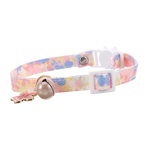 CIYODO Katze Verstellbar Mit Glöckchen Dekoratives Design Für Haustiere Geeignet Für Tägliches Tragen Und Besondere Anlässe Blumenmuster Maximaler Für Und Hunde CIYODO Katze Verstellbar Mit Glöckchen Dekoratives Design Für Haustiere Geeignet Für Tägliches Tragen Und Besondere Anlässe Blumenmuster Maximaler Für Und Hunde von CIYODO