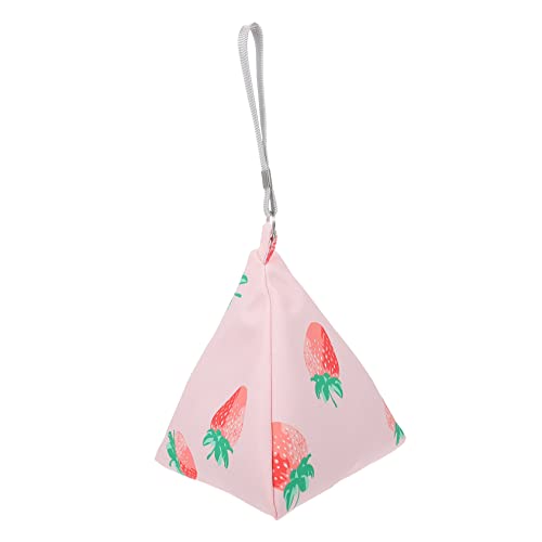 CIYODO Tragbare Ausflugsbeutel Tasche Hamster Tragen Reisen Kleinstierträger Atmungsaktiv Geldbörse Fall Für Kleine Tiere Outdoor-Fall Für Haustiere Haustierkäfig Rosa Stoff von CIYODO