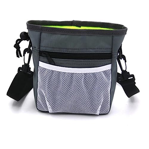 CIYODO Trainings Tasche Hund Behandeln Beutel Trainingstasche Für Hunde Hochwertige Tasche Snack-Taschen Taschen Zum Tragen Von Hundebeutel Grau von CIYODO