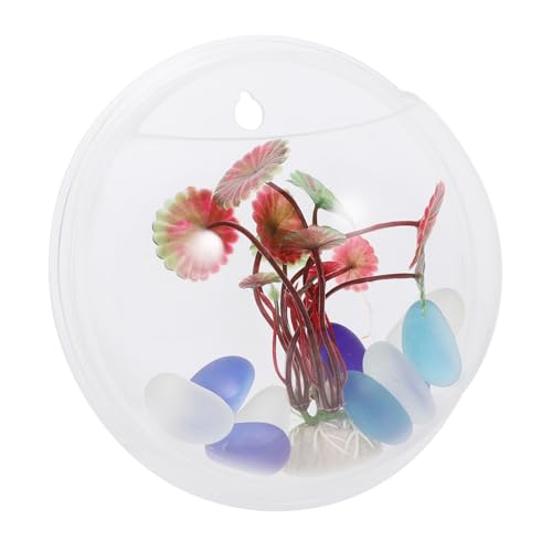 CIYODO Transparenter Aquarium Fischbehälter Wandmontage Durchmesser Platzsparend für Fische und Pflanzen Wanddeko Wohnzimmer CIYODO Transparenter Aquarium Fischbehälter Wandmontage Durchmesser Platzsparend für Fische und Pflanzen Wanddeko Wohnzimmer von CIYODO