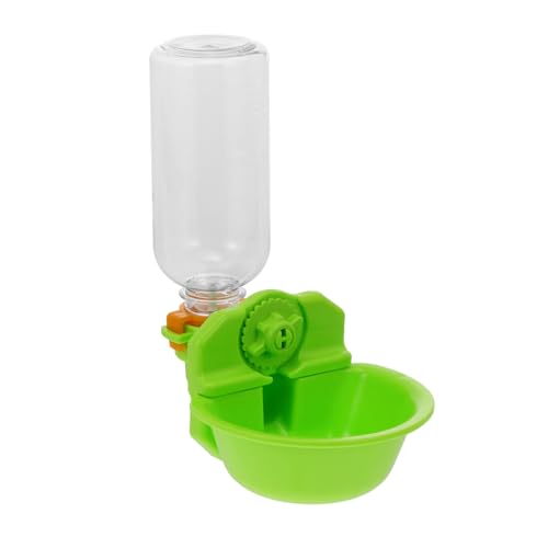 CIYODO Trinkbrunnen Für Haustiere Trinken Spender Für Wassernapf Für Hunde Groß Flasche Katzenwasserfuttermittel Tropffrei Ersatz Hängend Haustierwasserbrunnen Klein Katzenfutter Grün Pp von CIYODO