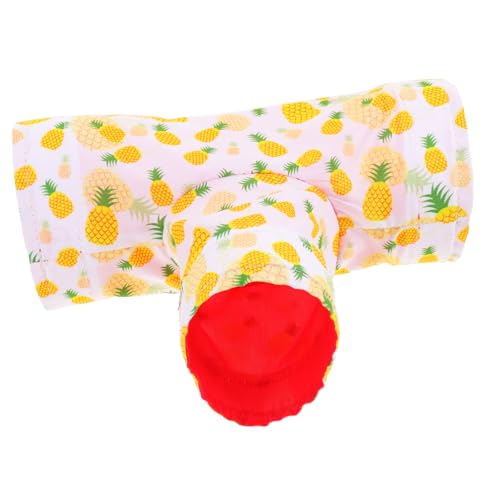 CIYODO Tunnel Für Kleine Tiere Hasenversteck Guinea-tunnelspielzeug Tunnelhaus Für Frettchen Hamsterversteck-Tunnel Tunnelspielzeug Für Haustiere Chinchilla-Spielzeug Stoff Yellow CIYODO Tunnel Für Kleine Tiere Hasenversteck Guinea-tunnelspielzeug Tunnelhaus Für Frettchen Hamsterversteck-Tunnel Tunnelspielzeug Für Haustiere Chinchilla-Spielzeug Stoff Yellow von CIYODO
