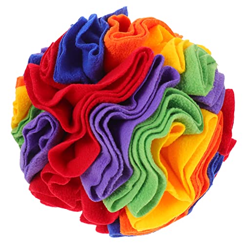 CIYODO Undichtes Ballspielzeug Welpe Snuffle Toy Slow-Feed- Hund Schnüffelball Interaktives Welpenspielzeug Zur Bereicherung Von Welpen Bunter Schnüffelball Polyester CIYODO Undichtes Ballspielzeug Welpe Snuffle Toy Slow-Feed- Hund Schnüffelball Interaktives Welpenspielzeug Zur Bereicherung Von Welpen Bunter Schnüffelball Polyester von CIYODO