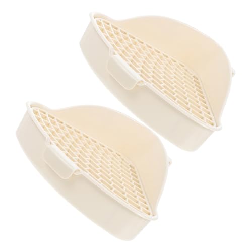 Kaninchentoilette Käfig Meerschweinchen-Töpfchentrainer für Kaninchen Haustiertoilette langlebiges wiederverwendbares Kunststoffmaterial 2er-Pack Kaninchentoilette Käfig Meerschweinchen-Töpfchentrainer für Kaninchen Haustiertoilette langlebiges wiederverwendbares Kunststoffmaterial 2er-Pack von CIYODO