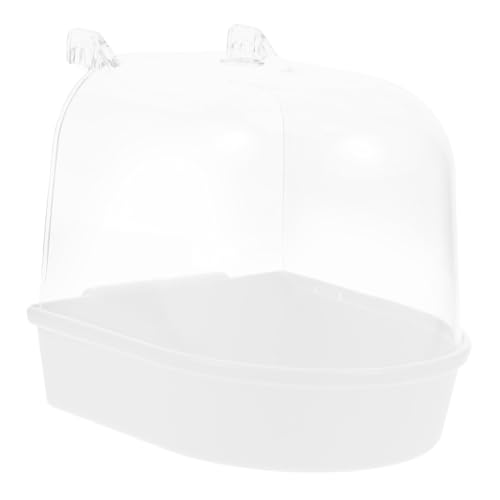 CIYODO Vogel-badewanne Hängend Für Käfig Vogelbad-Box Aus Solidem Material Komfortables Bad Für Sittiche Papageien Und Kleine Vögel Multifunktionales Zubehör Als Wasserspender CIYODO Vogel-badewanne Hängend Für Käfig Vogelbad-Box Aus Solidem Material Komfortables Bad Für Sittiche Papageien Und Kleine Vögel Multifunktionales Zubehör Als Wasserspender von CIYODO