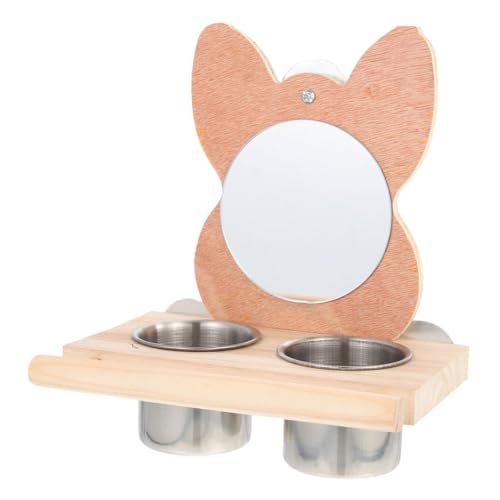 CIYODO Vogel Futterstation Spiegel Design Futternapf für Papageien für Käfige Langlebig Installieren für Futter oder Wasser Praktische Vogelkäfig Zubehör CIYODO Vogel Futterstation Spiegel Design Futternapf für Papageien für Käfige Langlebig Installieren für Futter oder Wasser Praktische Vogelkäfig Zubehör von CIYODO