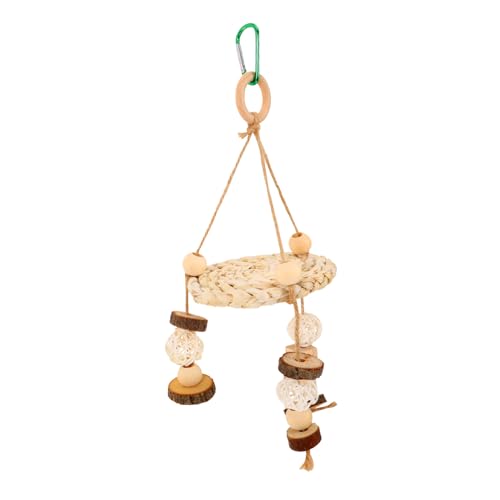 CIYODO Maisstroh Papagei Spielzeug Vogel Kauspielzeug Hängend Natürliche Kauen Spielzeug Für Papageienkäfig Vogel Aus Holz Sicheres Und Langlebiges Spielerlebnis Für Vögel von CIYODO