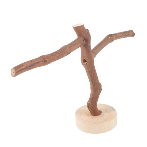 CIYODO Natürliche Vogelstangen für Käfige Papageien Spielzeug Holz Sitzstange Sittich Zubehör Robuste und Langlebige Vogelständer für Vögel Installieren von CIYODO