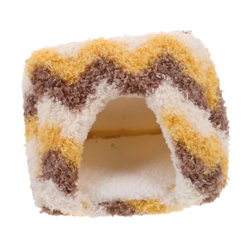 CIYODO Warmes Hamster Versteck Nest aus Weichem Korallfleece Gemütliches Winterbett für Kleine Haustiere Wie Hamster Ratten und Zuckersegler Waschbar und Abnehmbar für Kühle Jahreszeiten von CIYODO