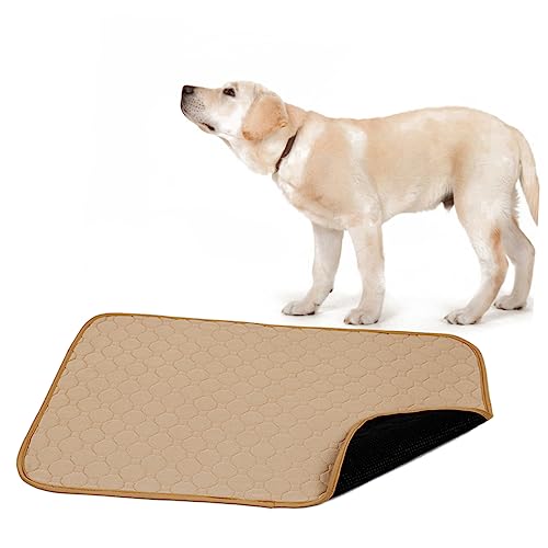 CIYODO Waschbare Hunde Und Katzen Pinkeleinlage Wiederverwendbare Hundetraining Pads wasserdichte S Pads Beige Optimal Für Welpen Und Haustiere Geruchshemmend Und Pflegeleicht CIYODO Waschbare Hunde Und Katzen Pinkeleinlage Wiederverwendbare Hundetraining Pads wasserdichte S Pads Beige Optimal Für Welpen Und Haustiere Geruchshemmend Und Pflegeleicht von CIYODO
