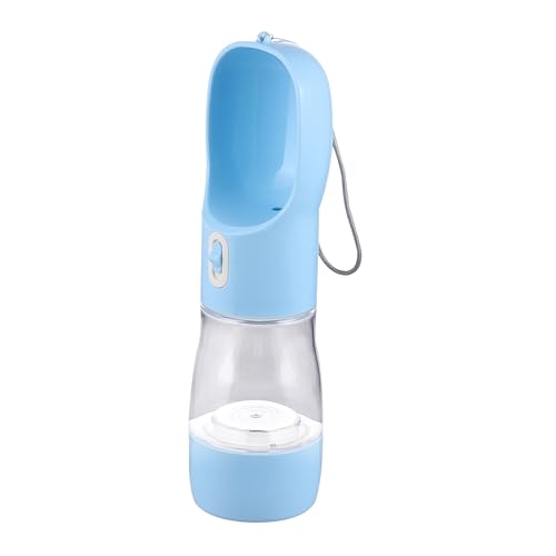 CIYODO Hunde Trinkflasche Mit Wasserspender Und Futterspender Tragbar Und Auslaufsicher Für Reisen von CIYODO