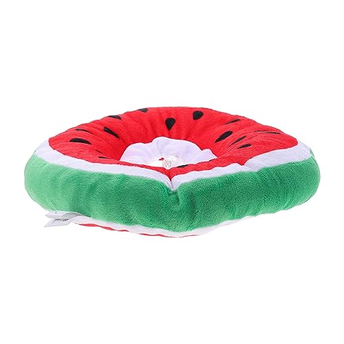 CIYODO Verstellbares Schützendendes Katzenhalsband im Wassermelonen Design Genesungshalsband für Katzen Atmungsaktiv und Langlebig Verhindert Kratzen und Lecken für Haustiere von CIYODO