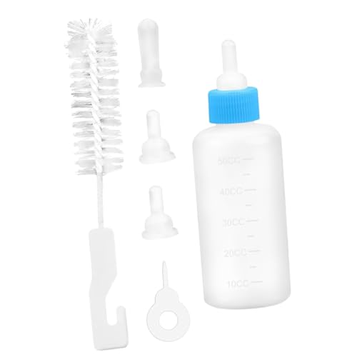 CIYODO Transparentes Pet Feeding Bottle Kit Mit -saugern Und Reinigungsbürste Für Kätzchen Und Komplettset Für Pflege Von Neugeborenen Und Kleinen Haustieren von CIYODO