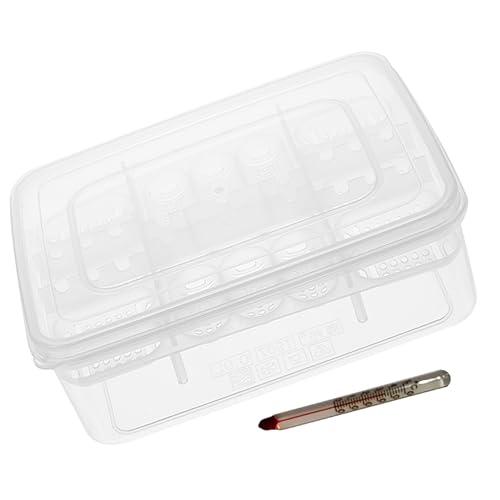 CIYODO Reptilien-inkubationsbox 16 Löcher Brutkasten für Schlangen Eidechsen Leicht Zu Handhaben Kunststoff von CIYODO