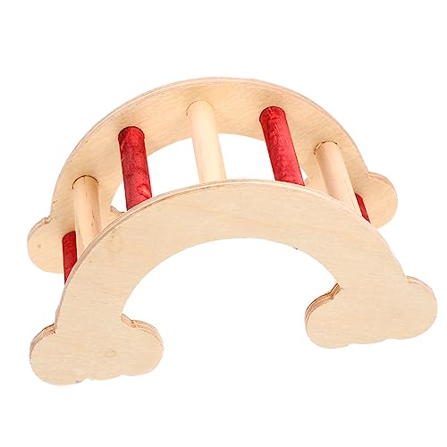CIYODO dekoratives Leiterspielzeug Hamster brücke Hamster Hamster Klettergerüst Hamster Kletterbaum Vogelnest Rattenhängematten für Käfig Holzleiter Hamsterkäfigleiter hölzern von CIYODO