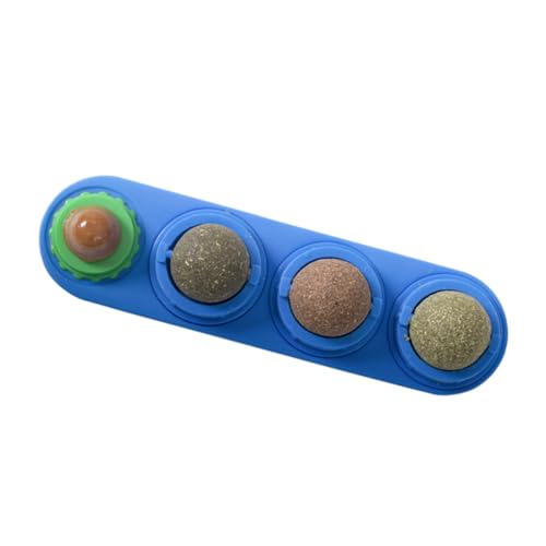 CIYODO für Haustiere Kätzchen lustig Katzenspielzeug Katzenminze Katzenminze-Ball katzenhalter Katzen Halter Katze Katzenminze Katze Katzenminze Ball Blue von CIYODO