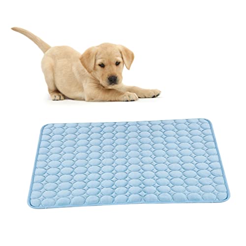 CIYODO Kühlmatte Für Haustiere Selbstkühlende Decke Für Hunde Und Katzen Atmungsaktiv Für Sommer Drinnen Und Draußen Blaue Farbe Sorgt Für Angenehme Abkühlung CIYODO Kühlmatte Für Haustiere Selbstkühlende Decke Für Hunde Und Katzen Atmungsaktiv Für Sommer Drinnen Und Draußen Blaue Farbe Sorgt Für Angenehme Abkühlung von CIYODO