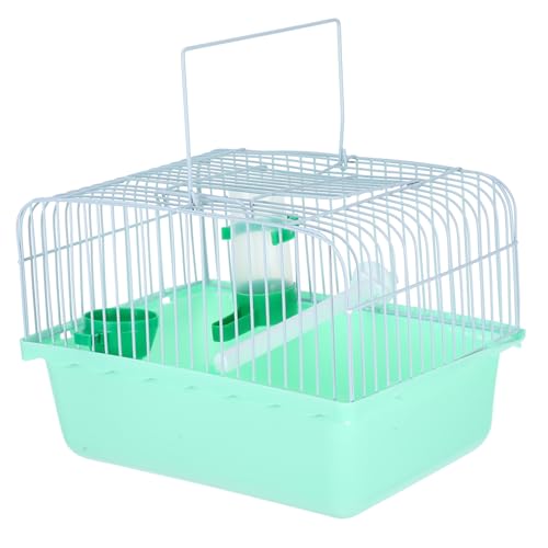 CIYODO Transportkäfig Für Papageien Vogelkäfig Mit Ständer Futter Und Wasserbehälter Robust Aus Abs Und Eisen Geeignet Für Sittiche Und Unzertrennliche von CIYODO