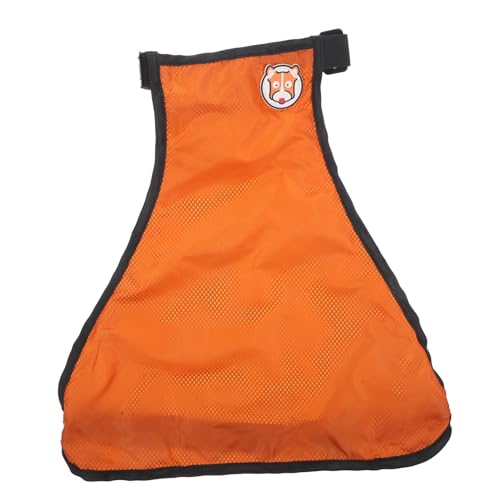 CIYODO wasserdichte Bauchbandkleidung hält warme Weste Kleiner Hund Regenmantel Heimtierbedarf für Hunde hunderegenmantel Dog rain Jacket Haustierkleidung Hunde Regenmantel groß Orange von CIYODO