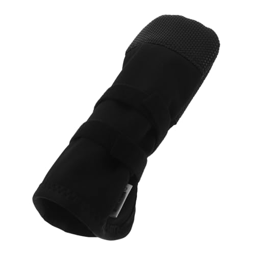 CIYODO wasserdichte Fußabdeckung für Haustiere Hundesocken für Böden Hundesocken für Hartholzböden für kleine Hunde Greiferhundschuhe Polyester Schwarz von CIYODO