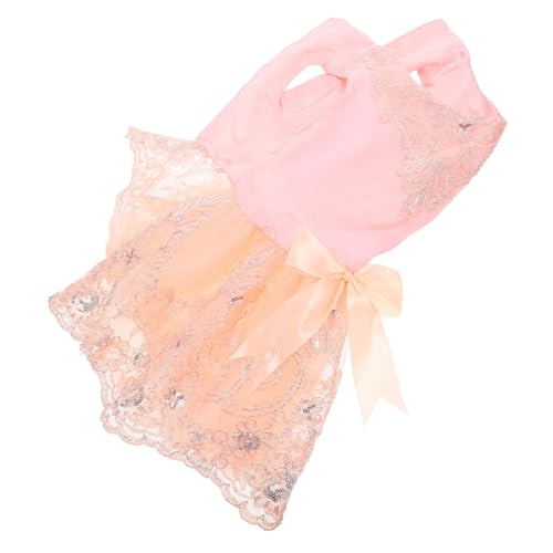 CIYODO Bequemes Haustierkleid Hundekleidung Spitzenkleid für Haustier Hochzeitskostüm Größe XL CIYODO Bequemes Haustierkleid Hundekleidung Spitzenkleid für Haustier Hochzeitskostüm Größe XL von CIYODO