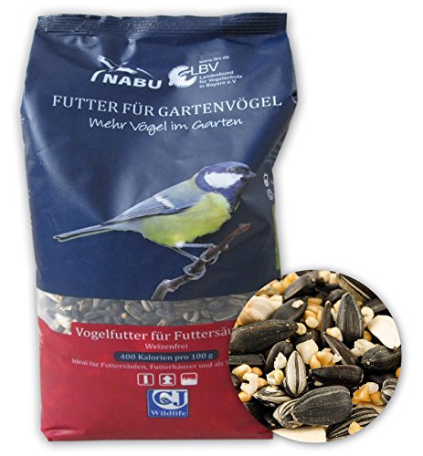 CJ Wildlife 111500815 Wild-Vogelfutter Streufutter Winterfutter 750 g Weizenfrei von CJ Wildlife