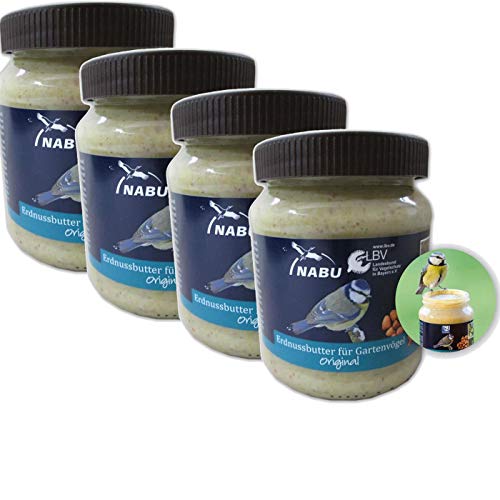 CJ Wildlife Wild-Vogelfutter Erdnussbutter Original, Sparpaket 4 x 330 g CJ Wildlife Wild-Vogelfutter Erdnussbutter Original, Sparpaket 4 x 330 g von CJ Wildlife