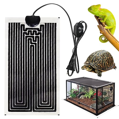 CJBIN Heizmatte Terrarium, 14W Reptil Terrarium Heizmatten, 28x15cm Einstellbar Reptile Wärmekissen für Reptilien mit Temperaturregelung für Schlangen,Eidechsen, Aquarienheizkissen CJBIN Heizmatte Terrarium, 14W Reptil Terrarium Heizmatten, 28x15cm Einstellbar Reptile Wärmekissen für Reptilien mit Temperaturregelung für Schlangen,Eidechsen, Aquarienheizkissen von CJBIN
