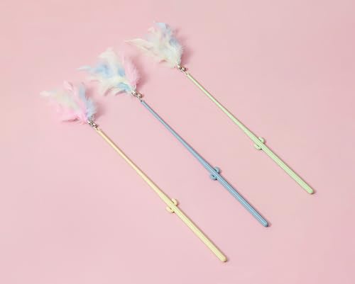 CJKDXDH Katzenspielzeug, langer Stab, Katzenspielzeug mit Feder, Zubehör, Mais, Kaktus, lindert Langeweile, Indoor-Katzenprodukte, 3 Stück CJKDXDH Katzenspielzeug, langer Stab, Katzenspielzeug mit Feder, Zubehör, Mais, Kaktus, lindert Langeweile, Indoor-Katzenprodukte, 3 Stück von CJKDXDH