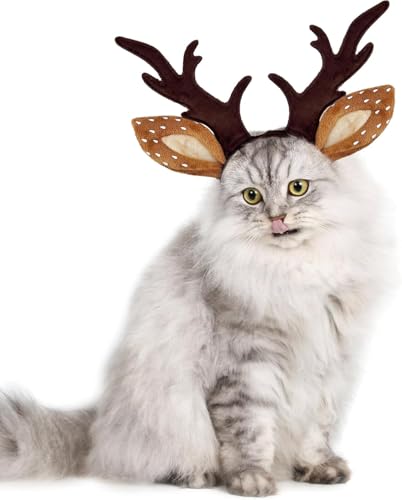 Geweih-Stirnband für Weihnachten, Haustier-Hirsch-Kostüm, Hut, Frohe Weihnachten, Hundegeweih, Stirnbänder, elastisches Band, verstellbare Mütze, Kopfbedeckung, Haustier-Hirsch, Cosplay-Kostüme, Geweih-Stirnband für Weihnachten, Haustier-Hirsch-Kostüm, Hut, Frohe Weihnachten, Hundegeweih, Stirnbänder, elastisches Band, verstellbare Mütze, Kopfbedeckung, Haustier-Hirsch, Cosplay-Kostüme, von CJKDXDH
