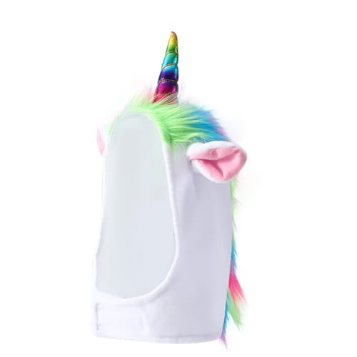 Haustier-Einhorn-Hut für Katze, Hund, Ohrwickel, Kapuze, pelzige Haustier-Perücke, lustiges Haustier-Kostüm, Haustier-Einhorn, Cosplay-Outfit, Hund, Katze, Kopfbedeckung für Halloween, Weihnachten Haustier-Einhorn-Hut für Katze, Hund, Ohrwickel, Kapuze, pelzige Haustier-Perücke, lustiges Haustier-Kostüm, Haustier-Einhorn, Cosplay-Outfit, Hund, Katze, Kopfbedeckung für Halloween, Weihnachten von CJKDXDH