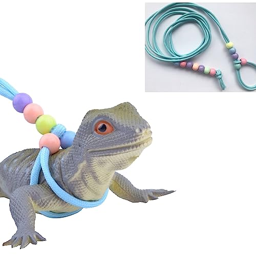 Luminous Lizard Leash Bearded Dragon Lizard Leash Harness Adjustable Reptile Training Lead Harness Leash Reptile Lizard Leash for Amphibien and Other Small Pet Animals Blue Luminous Lizard Leash Bearded Dragon Lizard Leash Harness Adjustable Reptile Training Lead Harness Leash Reptile Lizard Leash for Amphibien and Other Small Pet Animals Blue von CJKDXDH