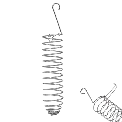 Vogelfutterhalter, großes Ratten-Anreicherungsspielzeug mit Clip, Tierfruchthalter, Edelstahl, hängendes Nagetierspielzeug, langsamer Futterspender für Außenkäfig für Sittiche, Nymphensittiche Vogelfutterhalter, großes Ratten-Anreicherungsspielzeug mit Clip, Tierfruchthalter, Edelstahl, hängendes Nagetierspielzeug, langsamer Futterspender für Außenkäfig für Sittiche, Nymphensittiche von CJKDXDH