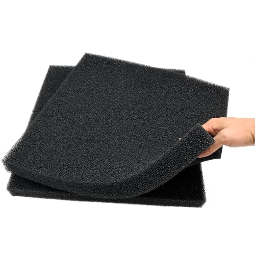 Aquarium-Filter, Bio-Schwamm-Pad, Schaumstoffschwämme, Filtermedien, zuschneidbar, Filterzubehör für Aquarien und Teiche, 45,7 x 45,7 x 4,1 cm (20 PPI), 2 Stück von CKDFK